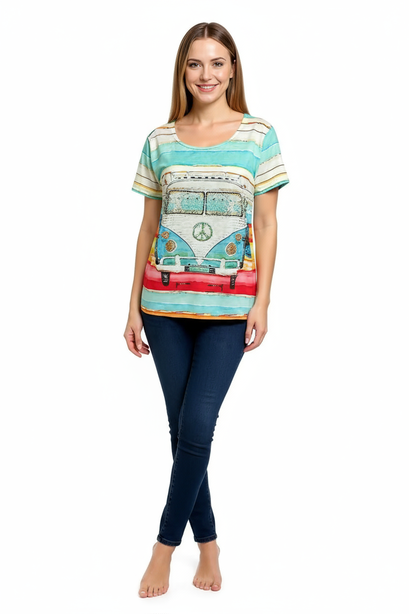 Groovy Bus Tee